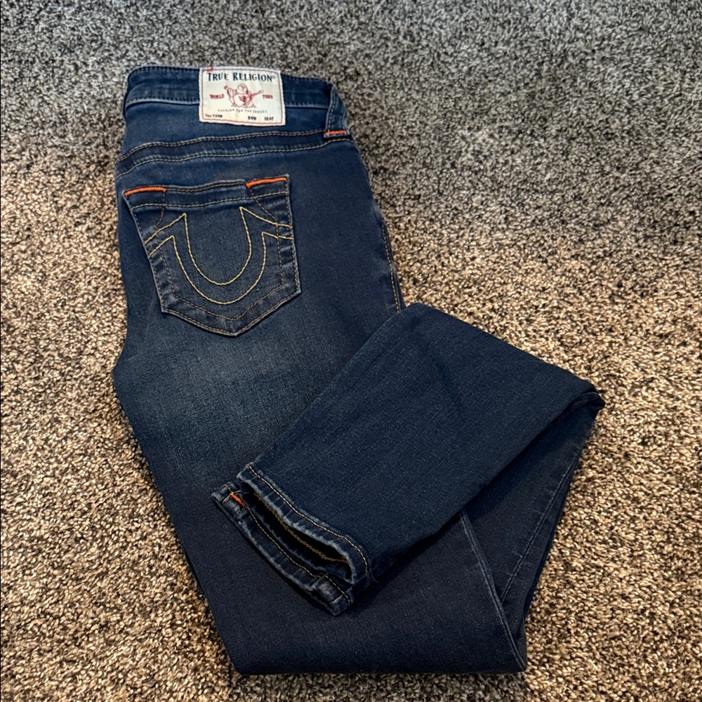 True Religion ‘Stella’ Low Rise Skinny Jeans